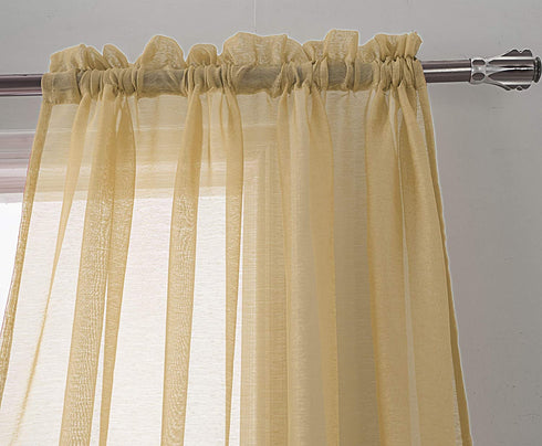 Adore the Decor™ Sheer Rod Pocket 54 x 84in. Single Curtain Panel